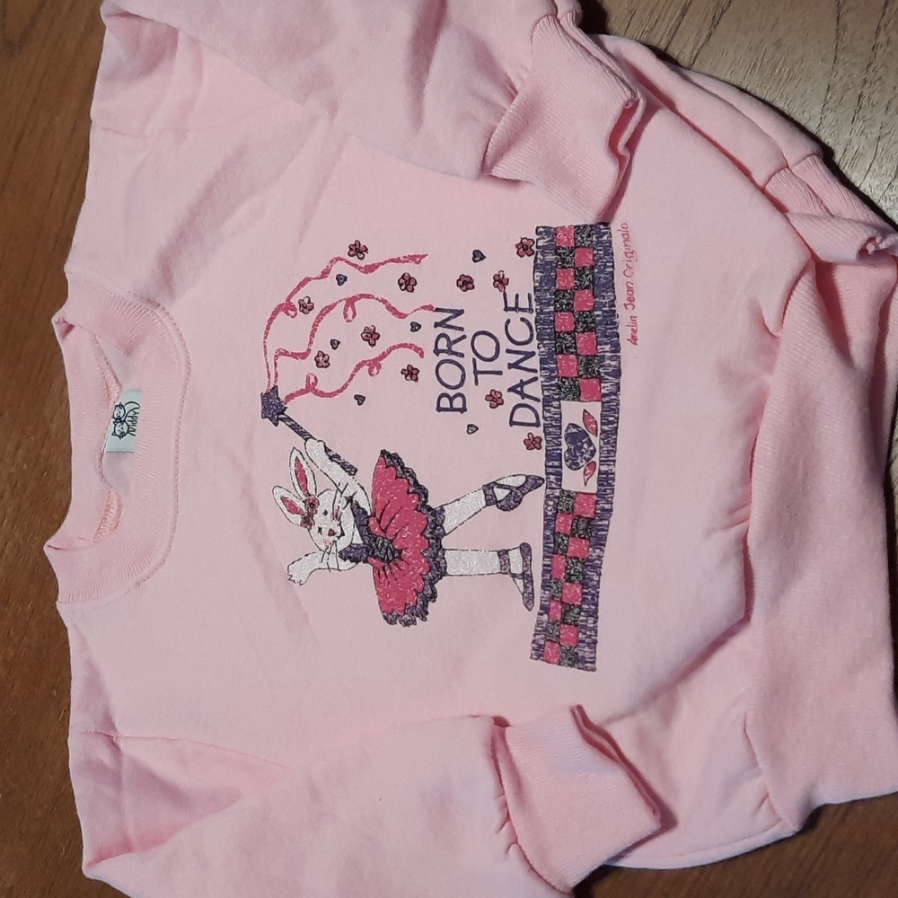 "Born to Dance" fleece sweater